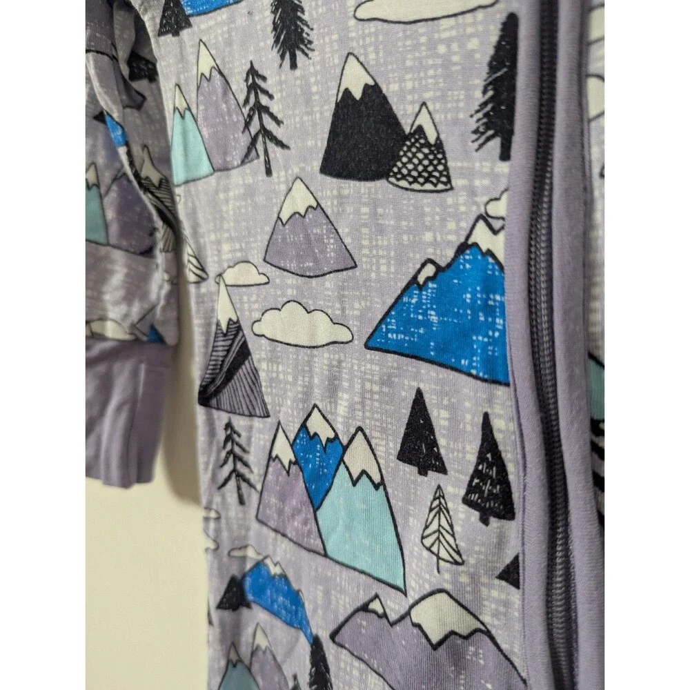 Little Sleepies OG Mountains Zippy PJs size 3-6 Months